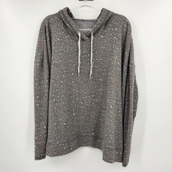 Livi Active Long Sleeve Hooded Pullover Womens Plus Size 22/24 Leopard Print - Picture 8 of 8